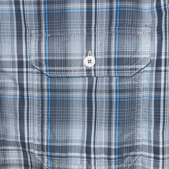 Men’s Kuhl Long Sleeve Button Down Shirt Blue Plaid Size Small - Picture 9 of 11